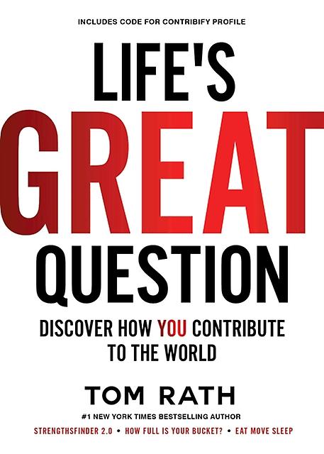 Lifes Great Question by Tom Rath Paperback Book