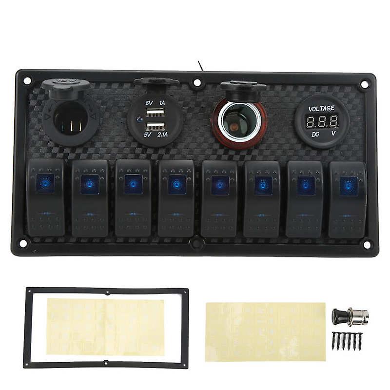 Car Rocker Switch Panel Dual Usb Toggle Switch Anti Corrosion For Yachts
