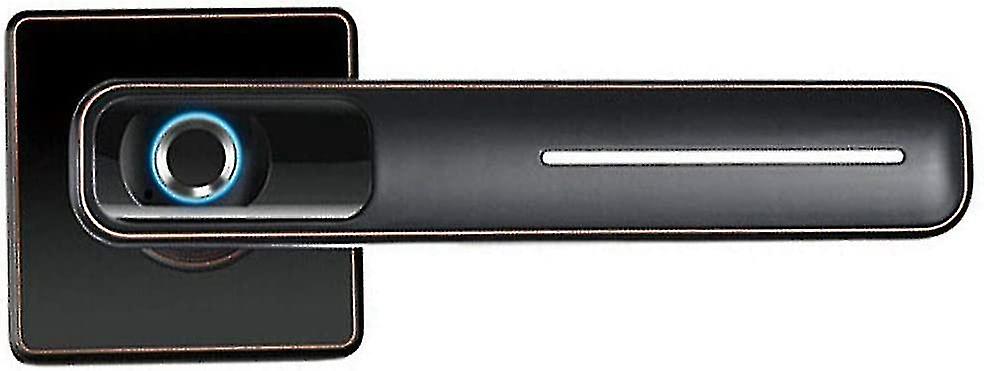 Bluetooth Smart Door Lock Electronic Keyless Entry Door Lock Biometric Fingerprint Led Indicator Home Security Lock Black