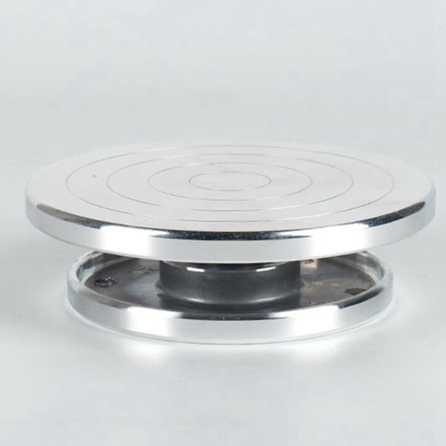 3pcs 12/15cm Double Face Use Alloy Turntable For Ceramic Sculpture Platform Py W