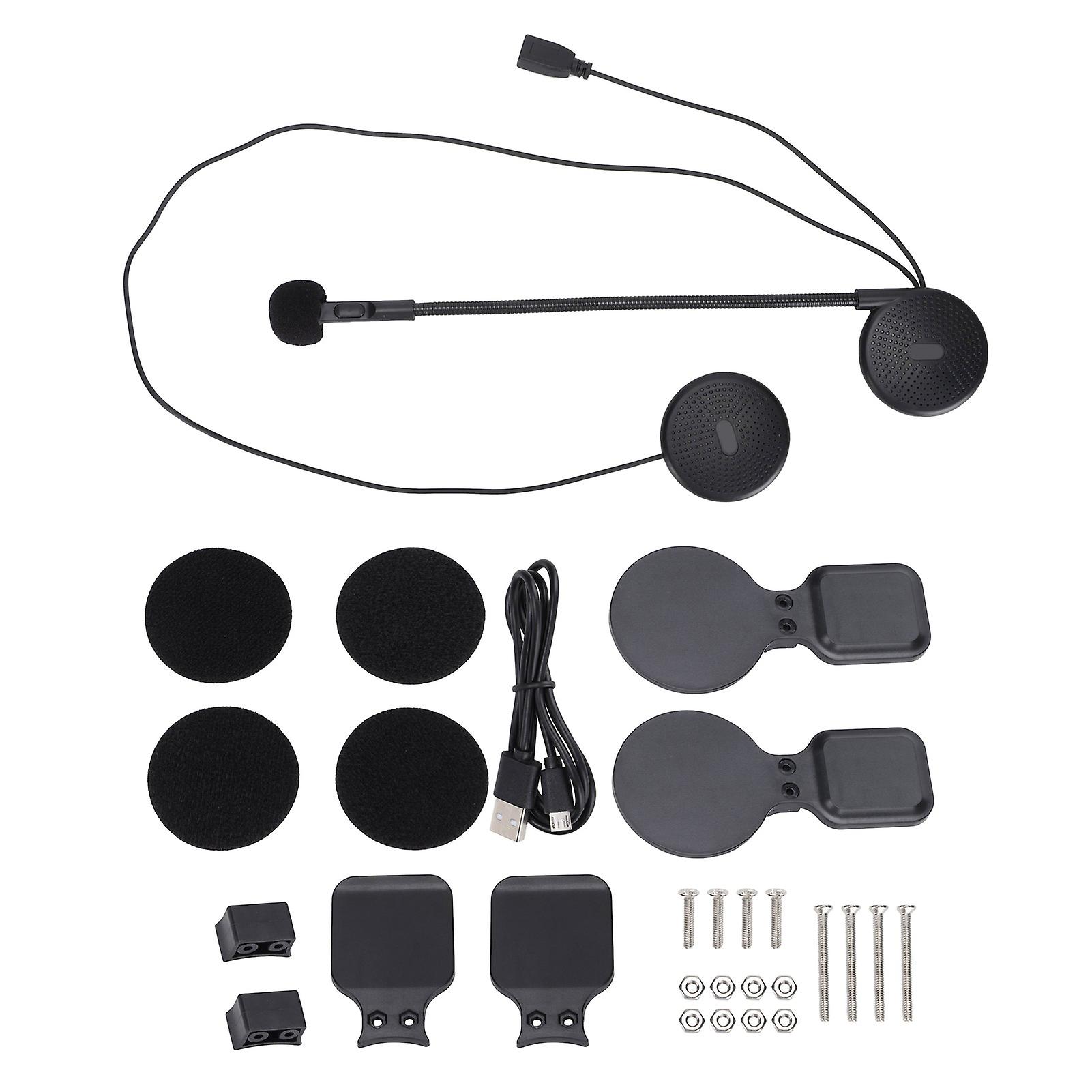M6 Motorcycle Bluetooth Headset, Universal Wireless Earphone with Clip Mount