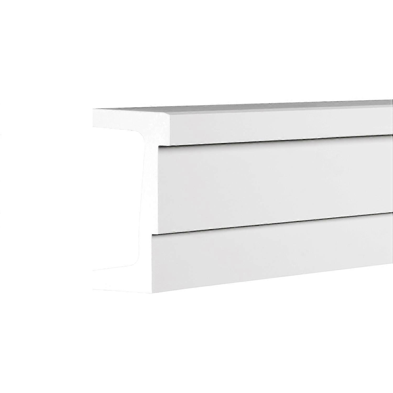 Profhome Decor 1 x Architrave 404102 Profhome white Rigid polyurethane foam pre-primed lightweight, sturdy, dimensionally stab