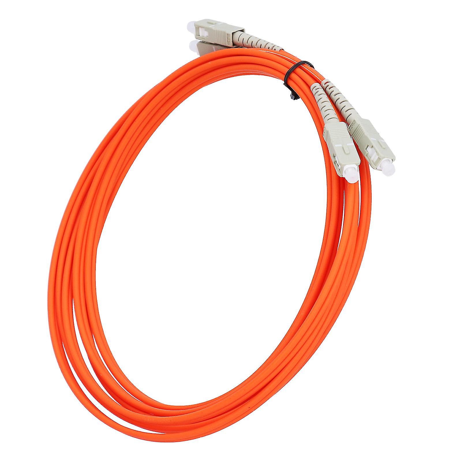 Fiber Optic Cable 50/125μm 3m Multimode SC UPC Dual-Core Patch Cord