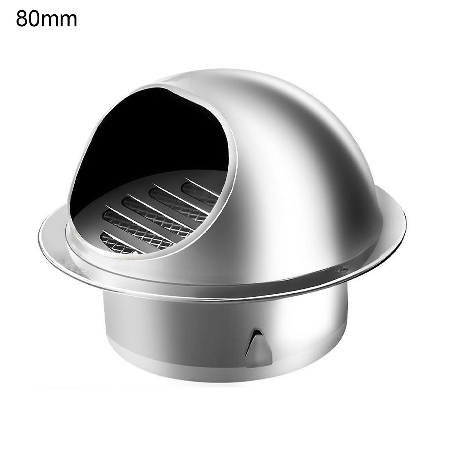 Ventilation Cover Anti-Rust Secure Connection Air Vent Round Grille with Fly Screen Mesh for Home Re