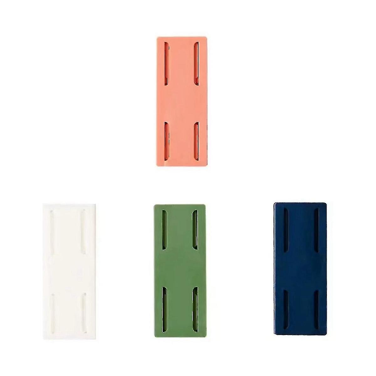 Adhesive Punch-free Socket Holder, Wall-mounted Plug Fixer, For Router Kitchen Home And Office