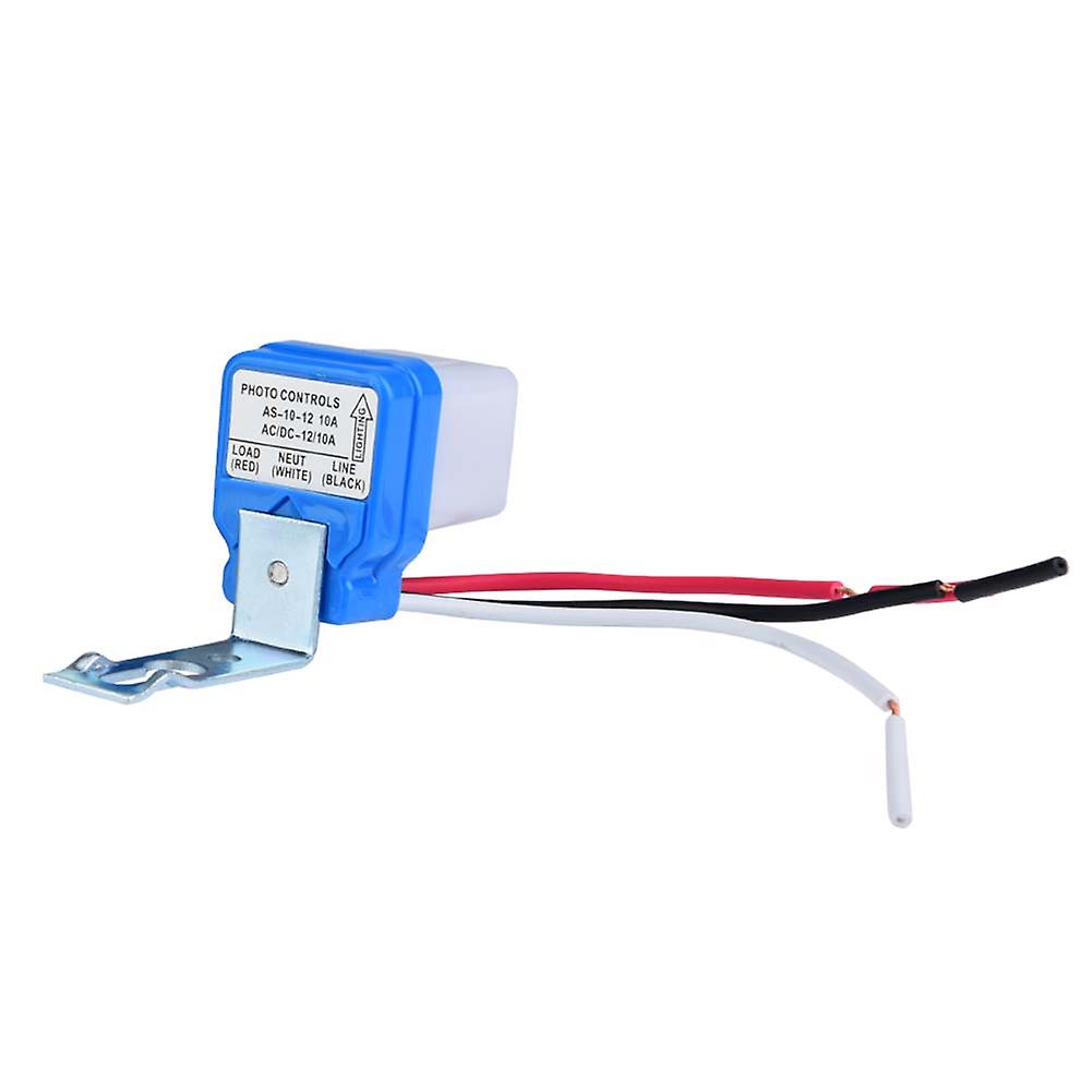 Auto On/Off Automatischer Schalter Straßenlaternenschalter Lichtsteuerung Lichtsensor AC 12V 10A