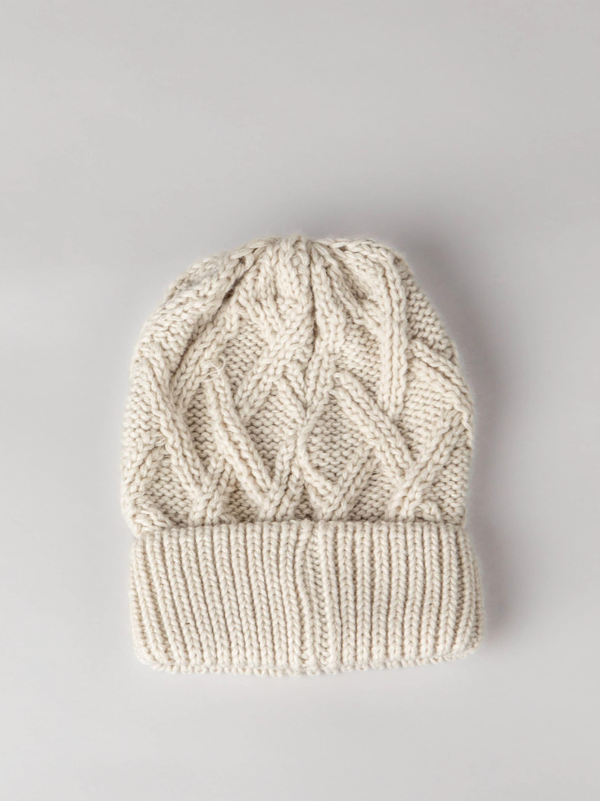 Mia Beanie Hat in Oatmeal