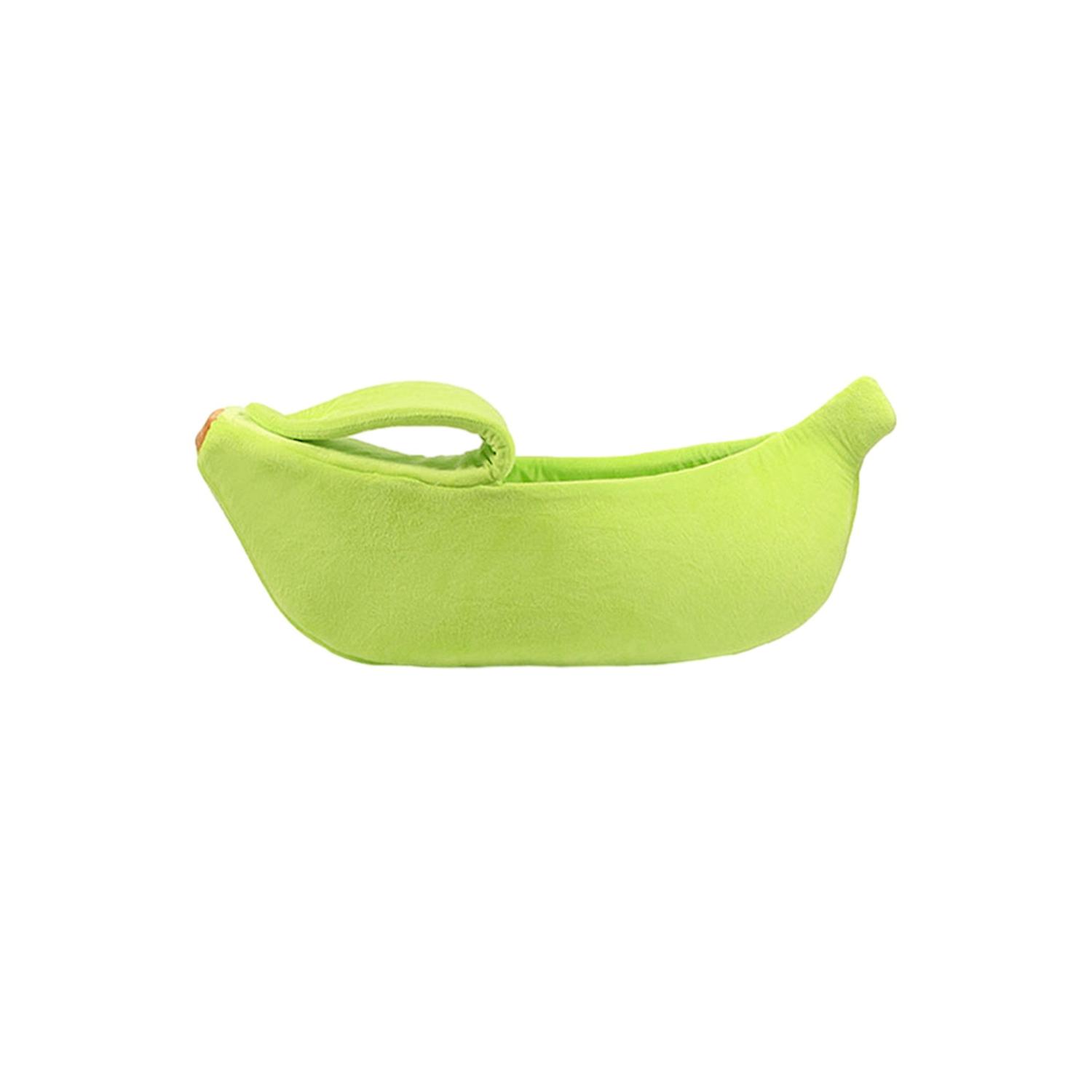 Pet Nest Cute Banana Shape Soft Comfortable Cat Dog Kennel Exquisite Workmanship Sleeping Nest Pet