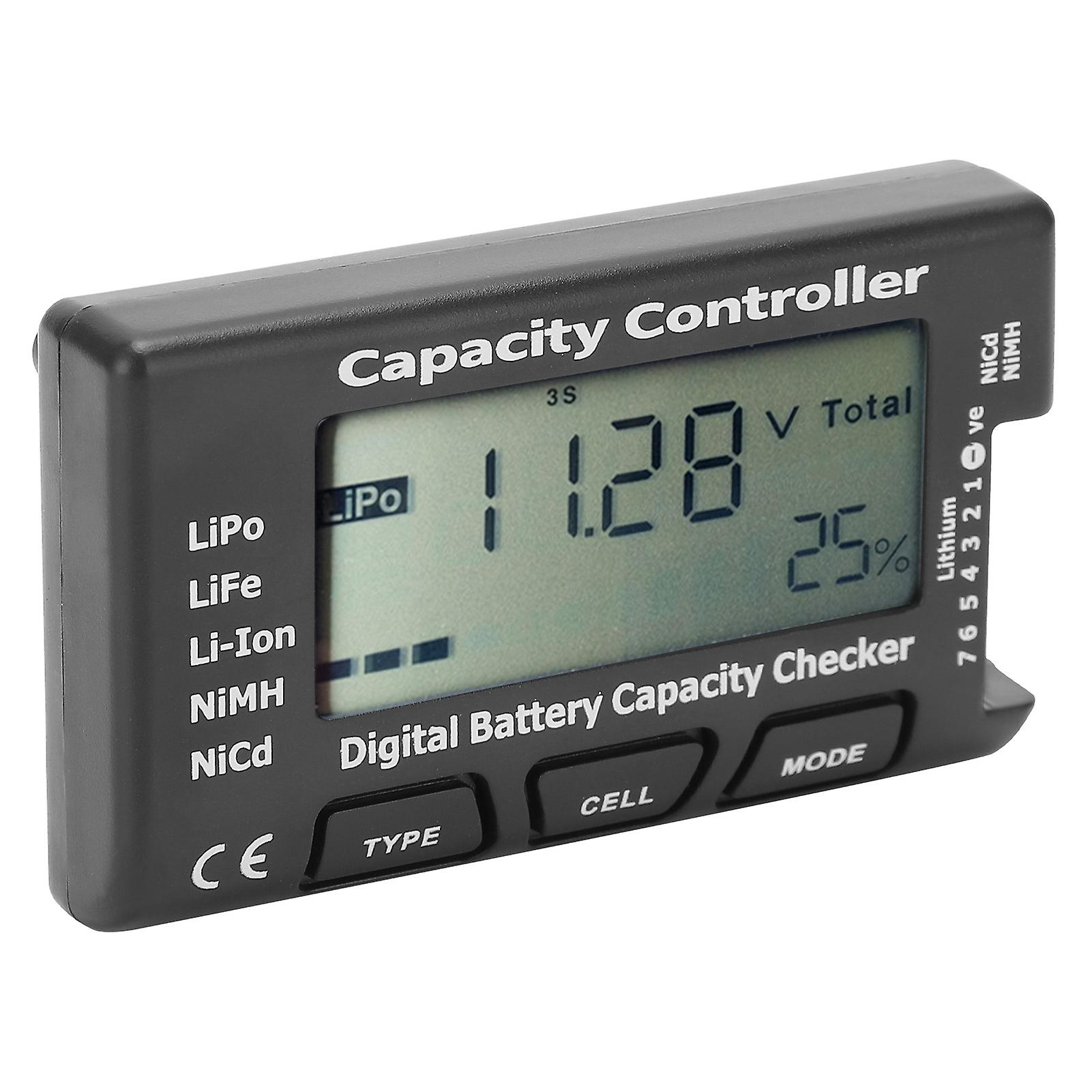 Cellmeter‑7 Digital Battery Capacity Meter Battery Voltage Tester with nce Function