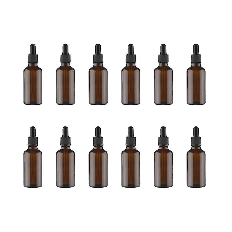 The New 12pcs Glass Dropper Bottle
