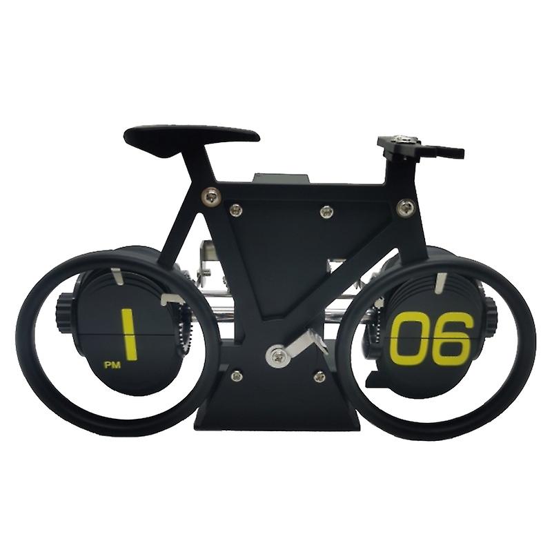 HY-F087 Retro Bicycle Shape Automatic Flip Clock
