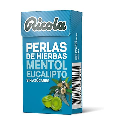 Ricola Eucalyptus Menthol Sugar Free Pearls 25 g
