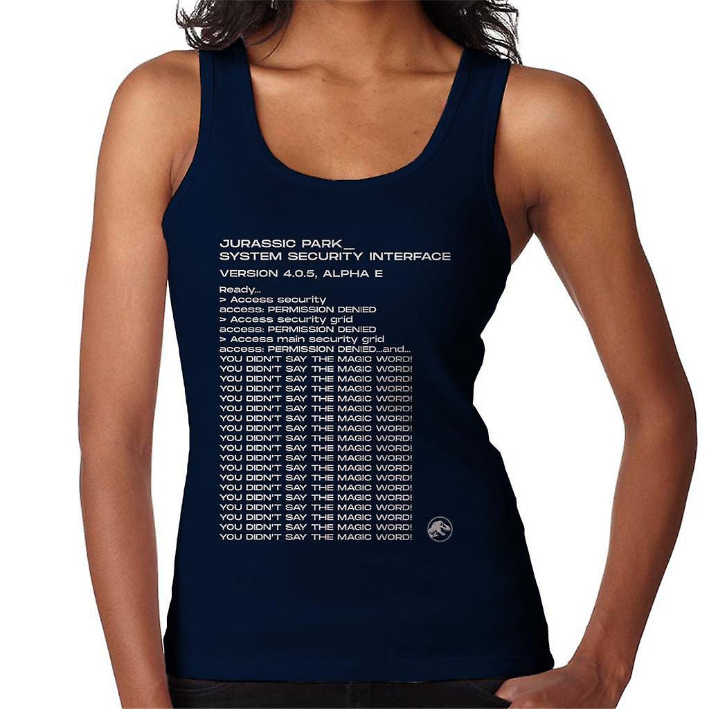 Jurassic Park System Security Interface Women's Vest