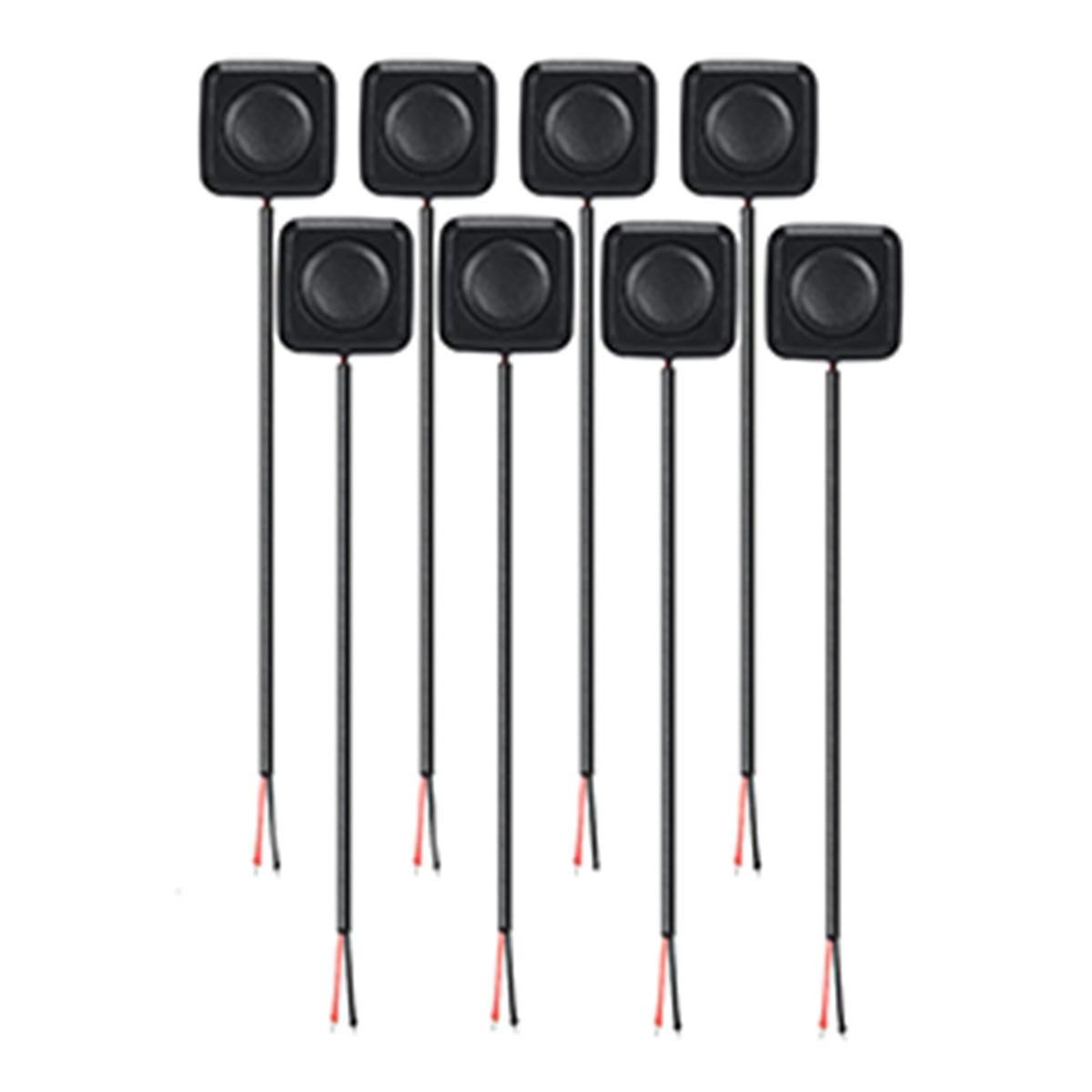 8Pcs 12V/24V Mini Momentary Push Button ON/Off Switch, Surface Mount, Easy Installation for Electro