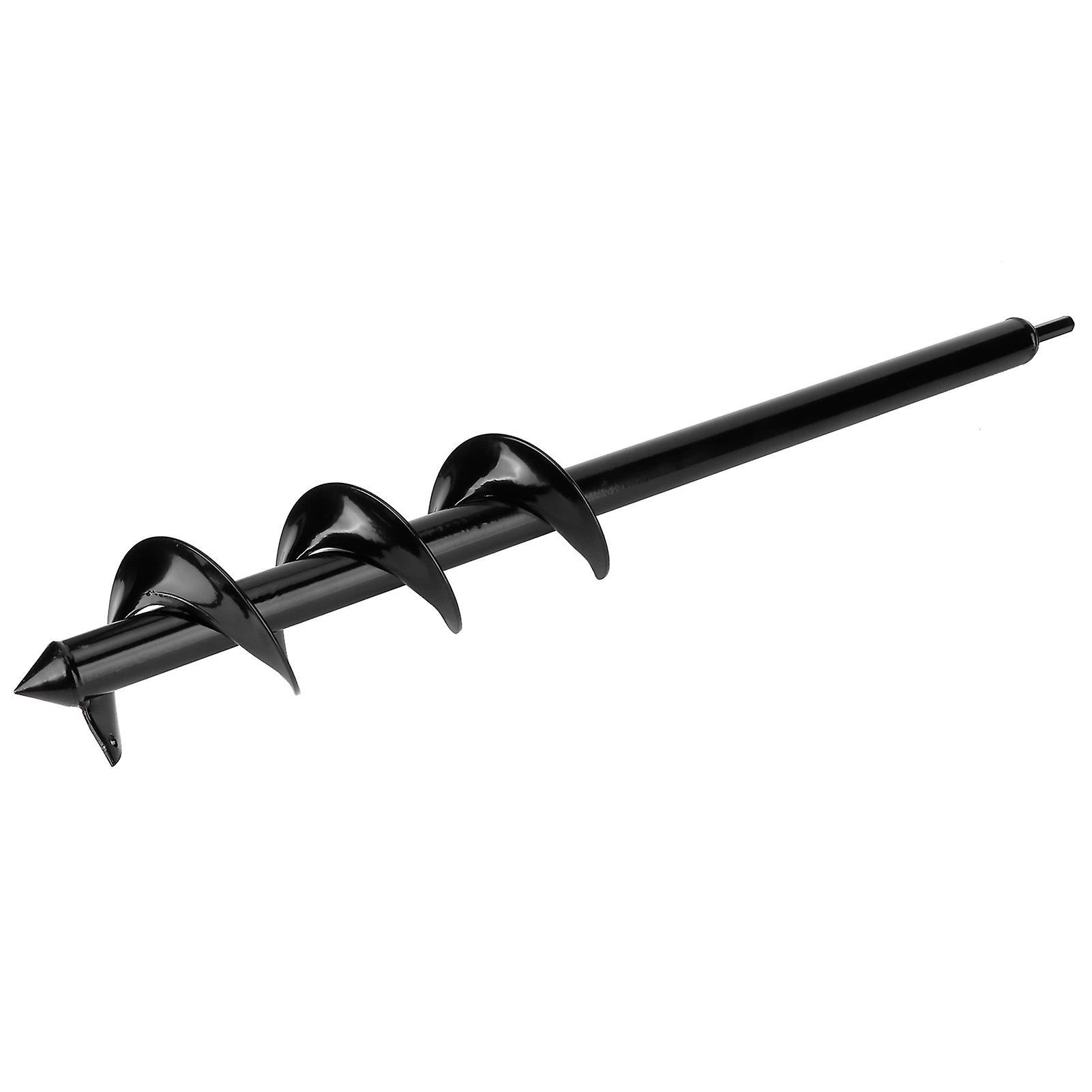 Flower Planting Auger Iron Planter Digging Spiral Drill Bit Garden Accessories 8x60cm