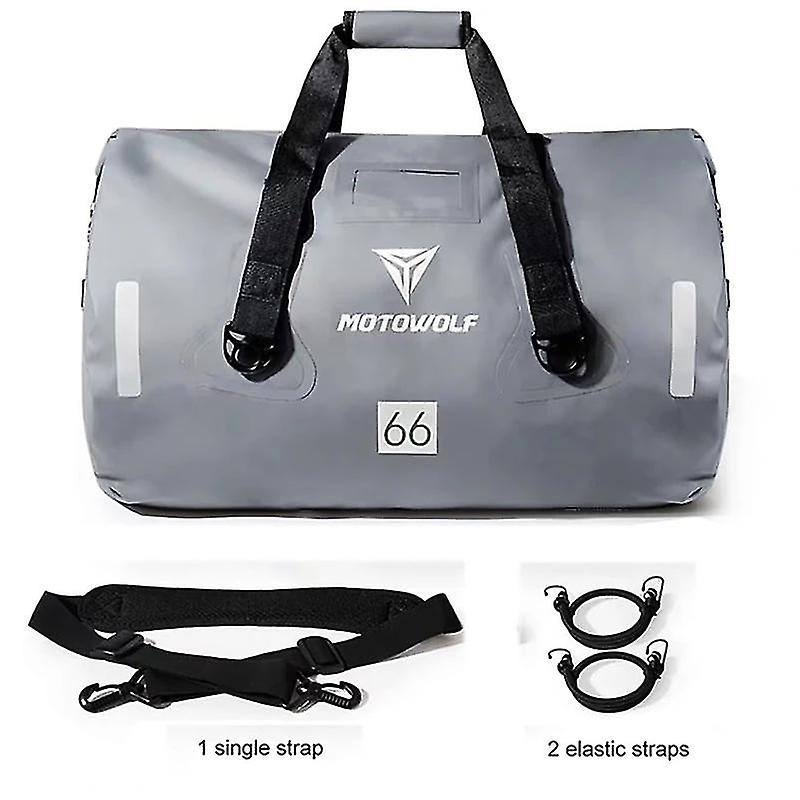 Bolsa Trasera Impermeable Para Motocicleta, Equipaje Seco Para Viaje Al Aire Libre, Paquete De Rollo