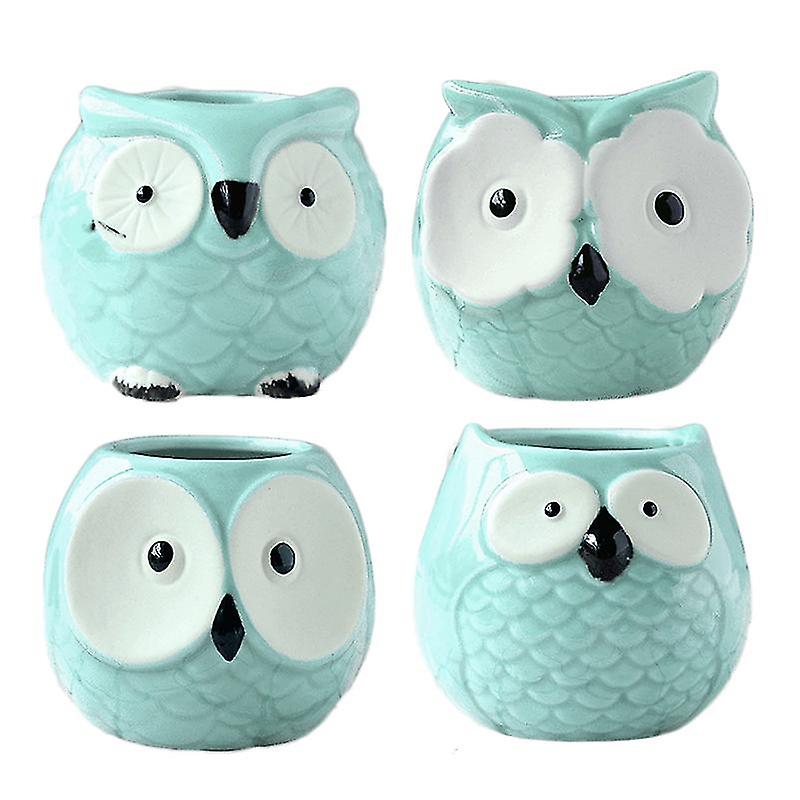 4 stuks Uil Pot