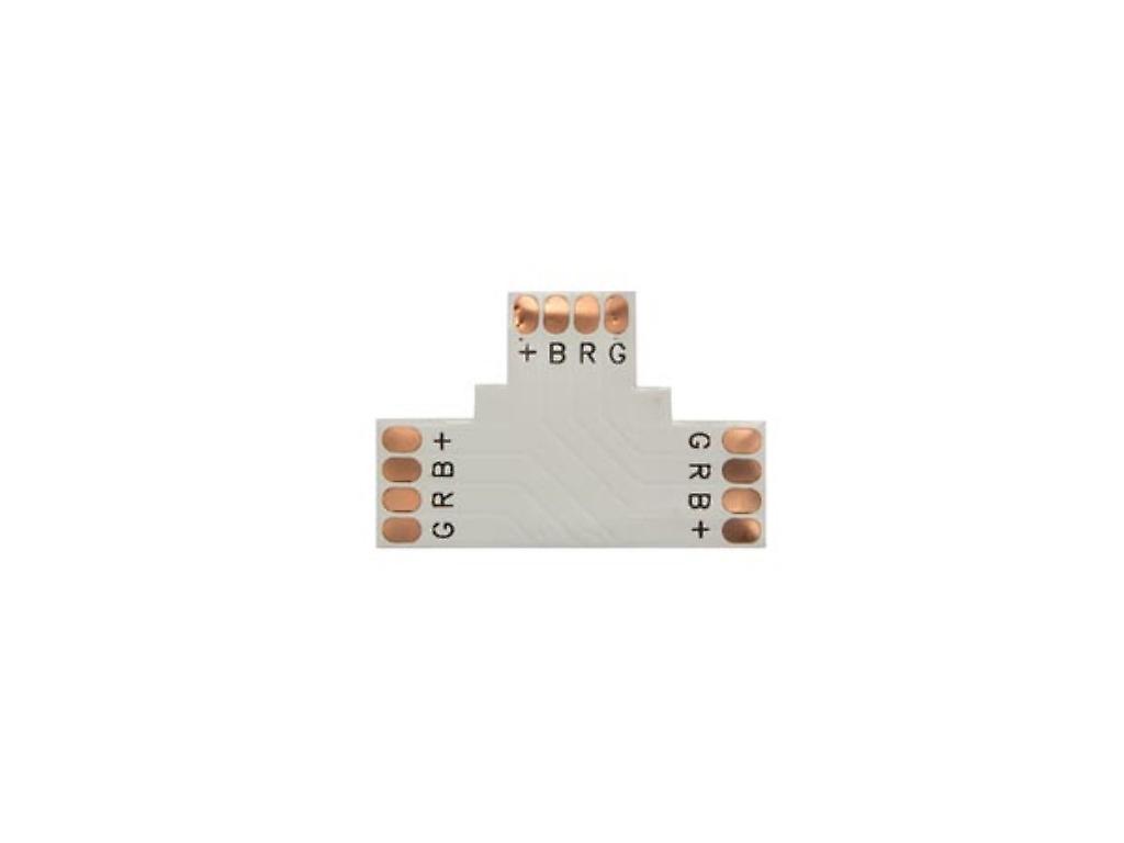 Velleman FLEXIBLER LEITERPLATTENSTECKVERBINDER - T-FORM - 10 mm - RGB FARBE