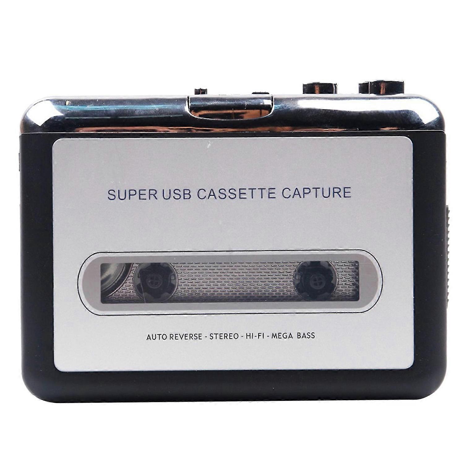 Portable USB Cassette Tape Converter Capture Audio Music Player Recorder Set
