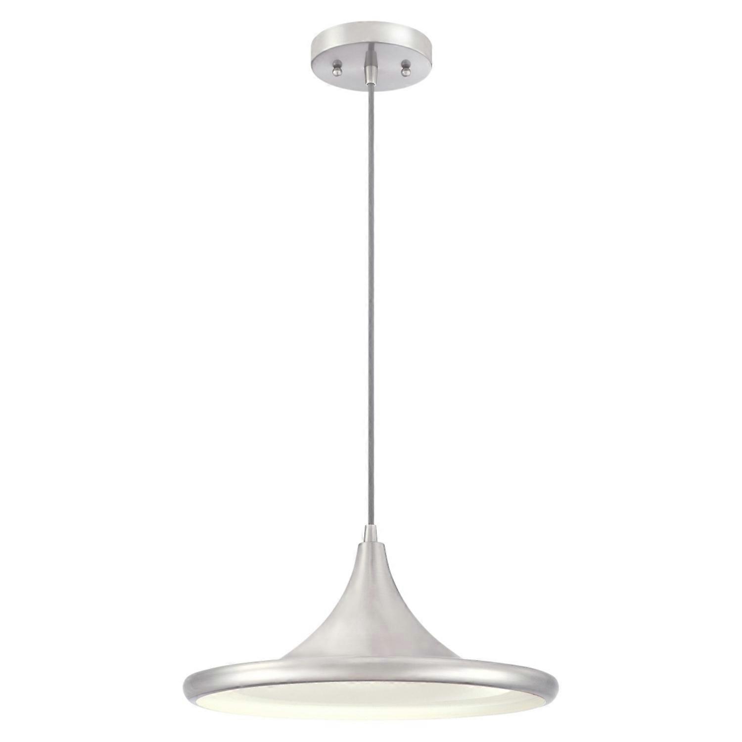 LED pendant lamp Massie Nickel brushed