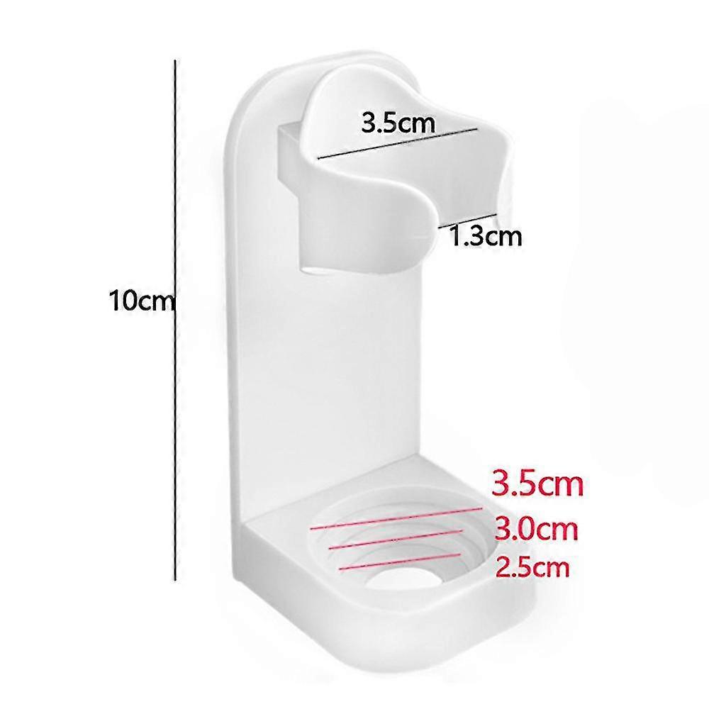 KINCJON Universal Toothbrush Holder Wall Bracket Stick-on Shelf