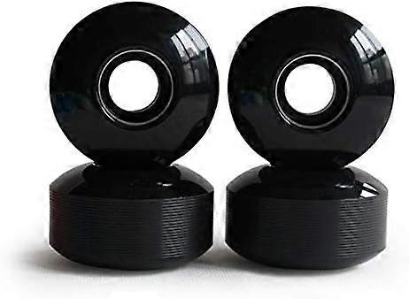 Skateboard Wheels 52mm 95A Hardness ABEC-7 Bearings and Spacers Set of 4