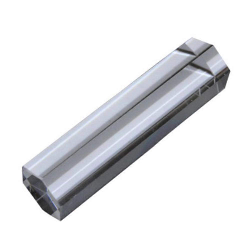 Optical Hexagonal Prism for Photography Seven-Color Reflects Sunlight 15X62mm Light Guide Prism Physical Experiment