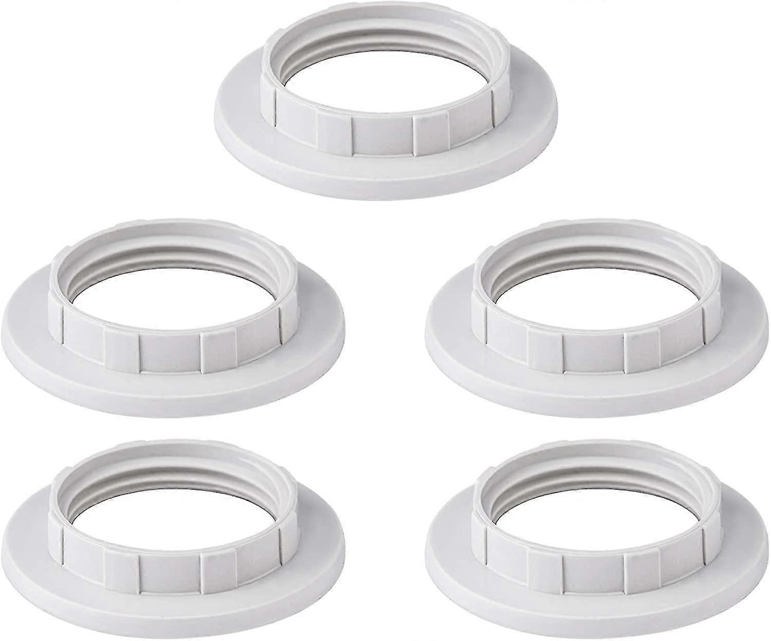 Plastic Screw Bulbs Lamp Holder Twist Lock Socket Replacement Ring, Lampshade