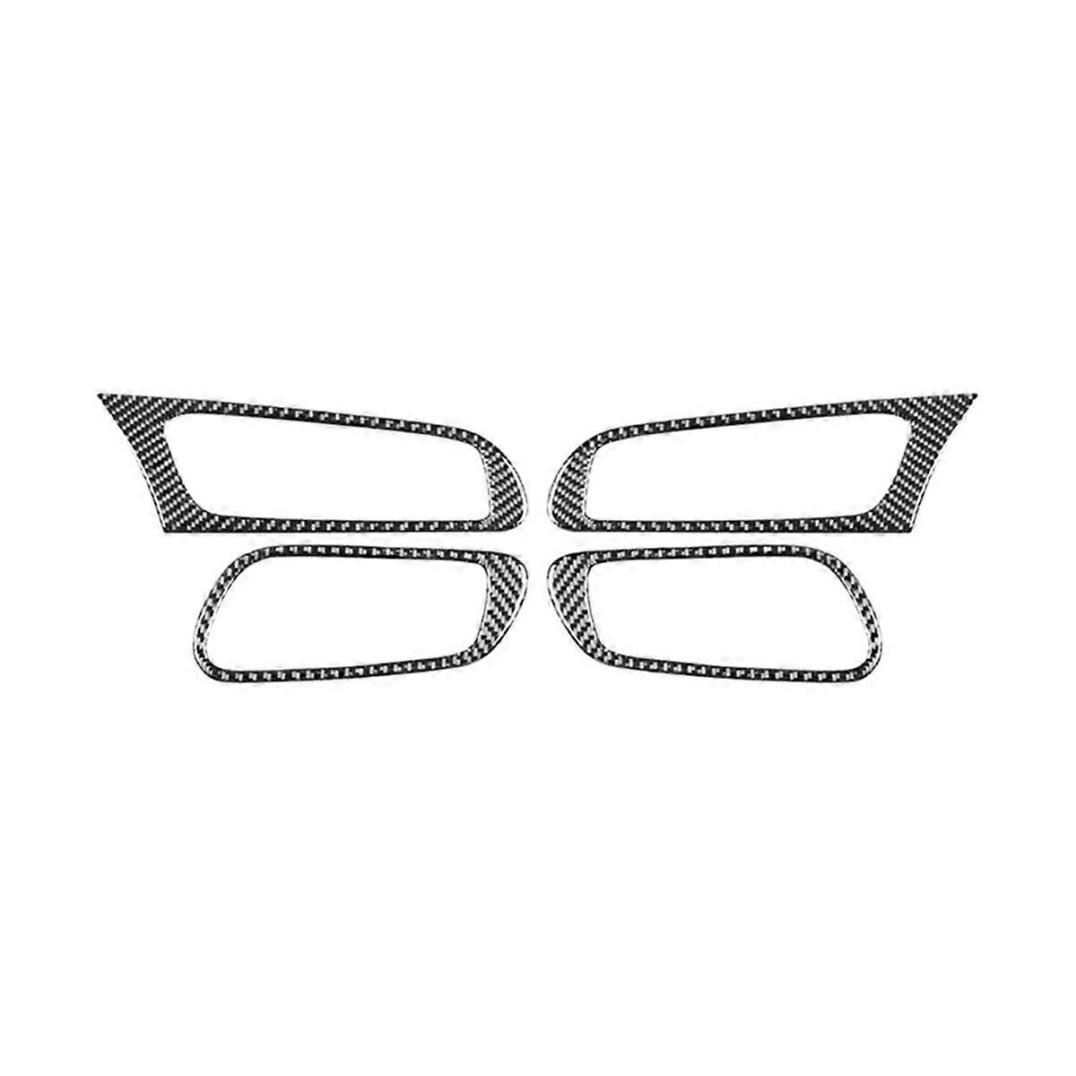 Carbon Fiber for Legacy/ 2005-2009 Car Inner Door Handle Panel Trim Cover Interior Accessories