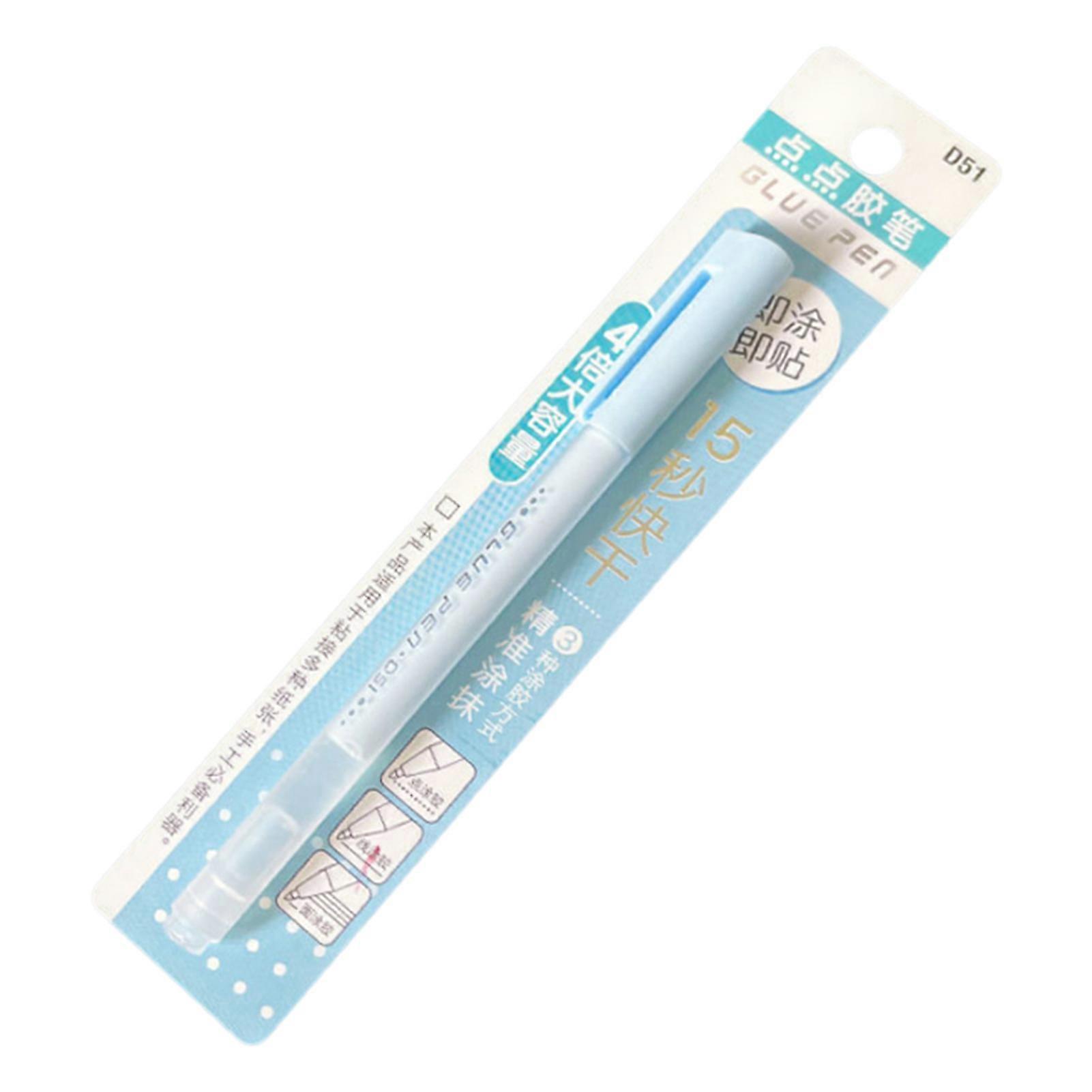 Quick Drying Color Spot Glue Pen Mess Free Precise Fine Tip Liquid Glue Pen  for Scrapbook Art Craft