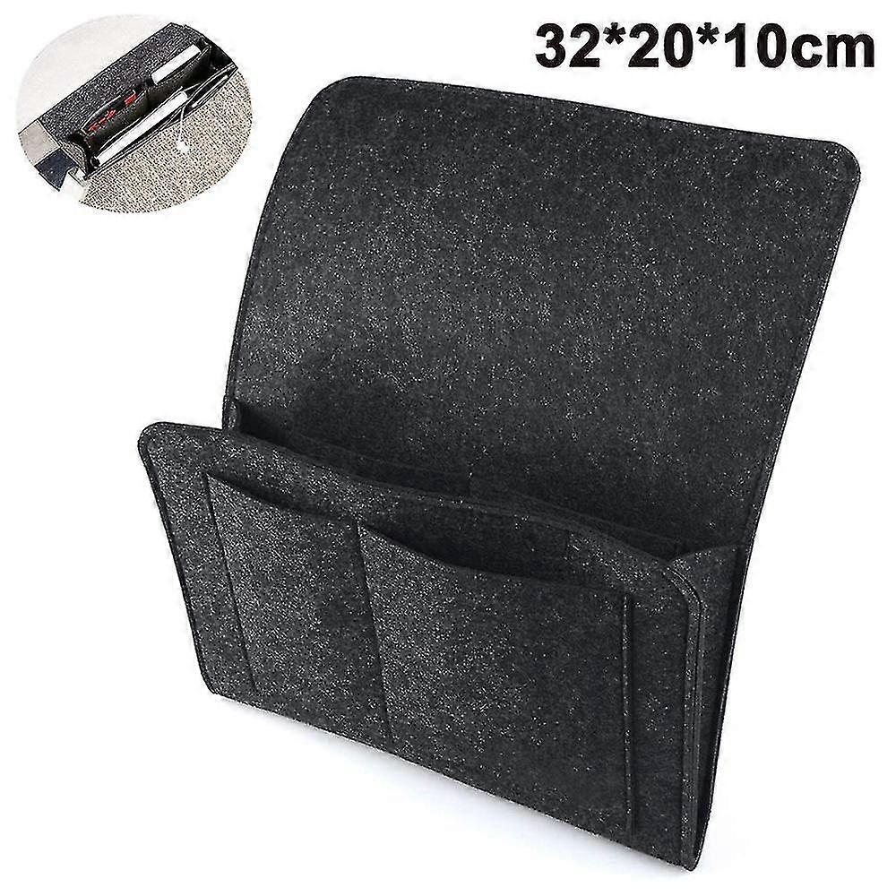 Bedside Sofa Desk Felt Hanging Organizer Bag With 5 Pockets For Holds