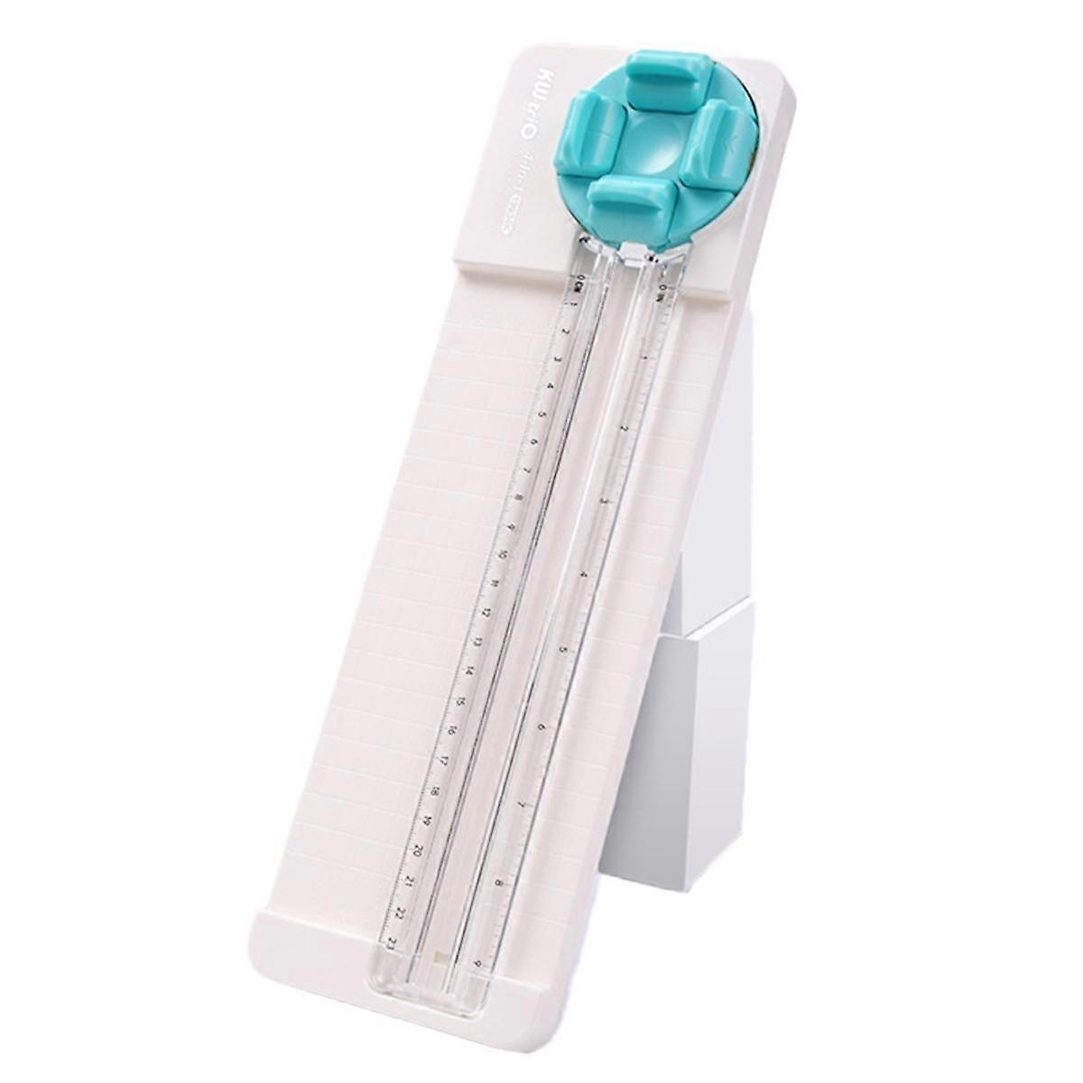 4-in-1 Paper Cutter Multi-Functional Knife Curved/Straight Photos Making Sliding Cutting Tool Gree
