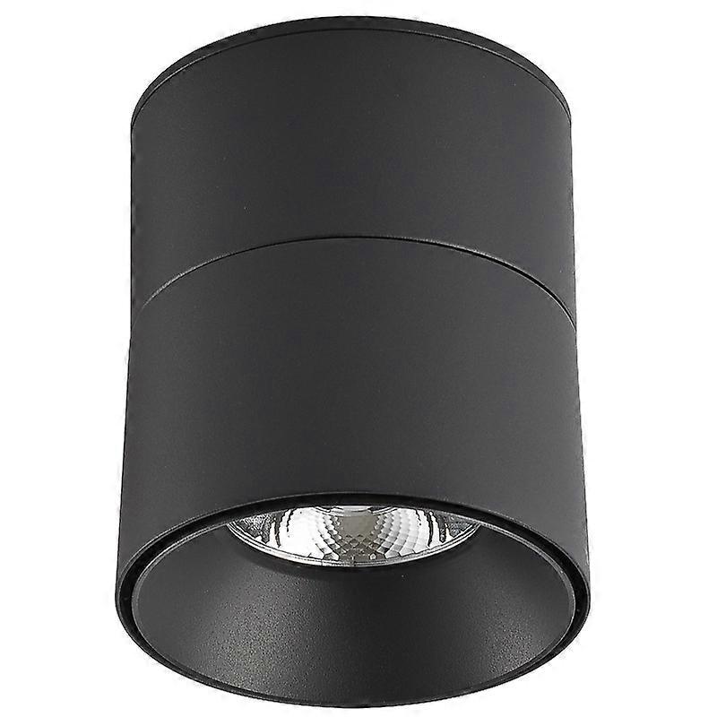 3000K Warm White LED Ceiling Light: Black Spotlight for Accent Lighting