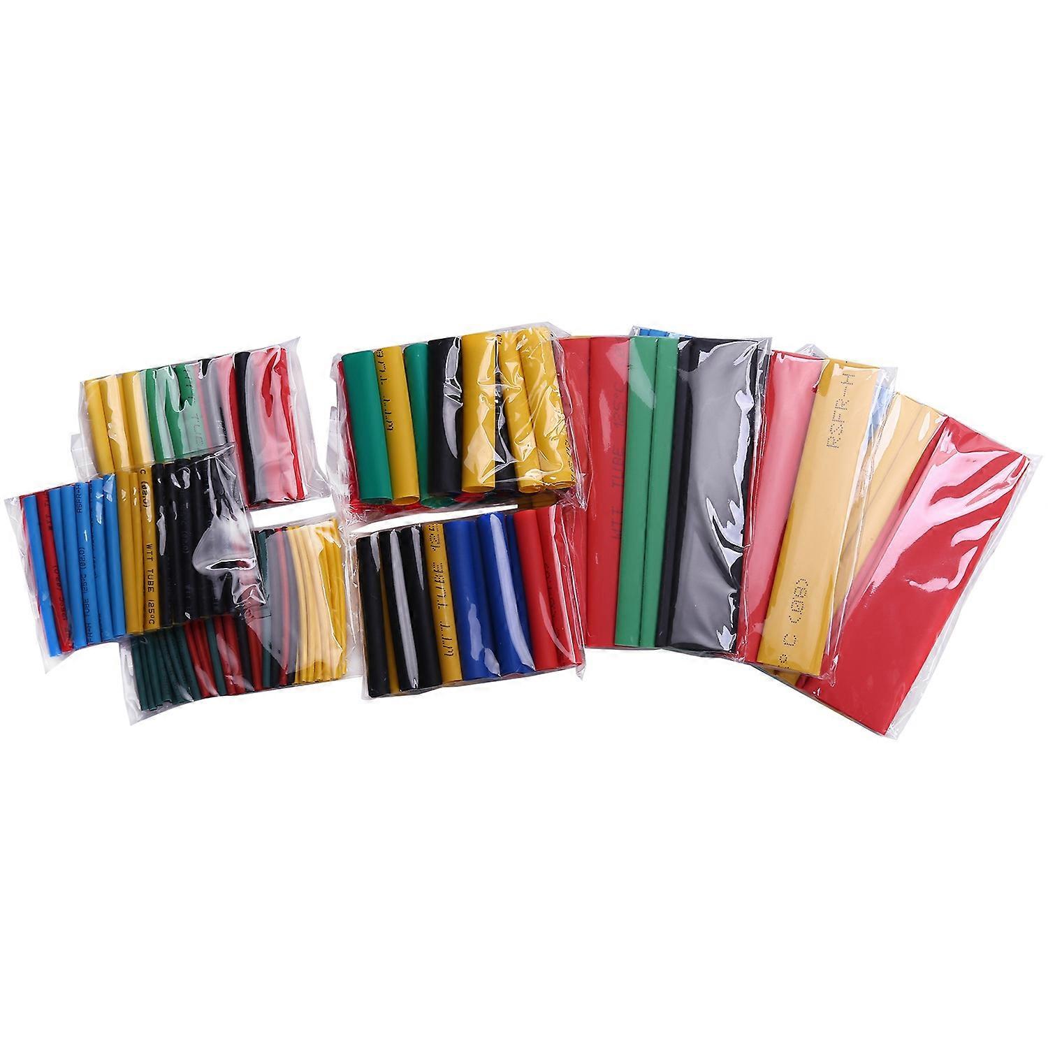 164Pcs PE Shrinking Assorted Heat Shrink Tube Wire Cable Insulated Sleeving Tubing Set Tool Accesso