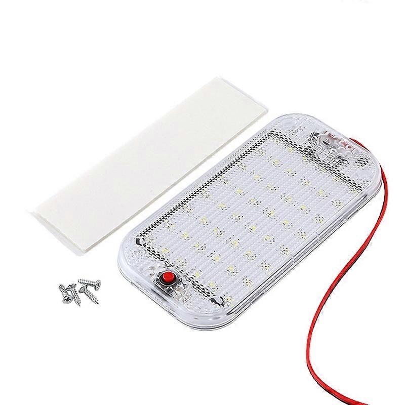 12V RV LED Panel Light Length: 6 12-85Volt Interior Ceiling Dome Light with On/Off Switch for RV Motorhomes