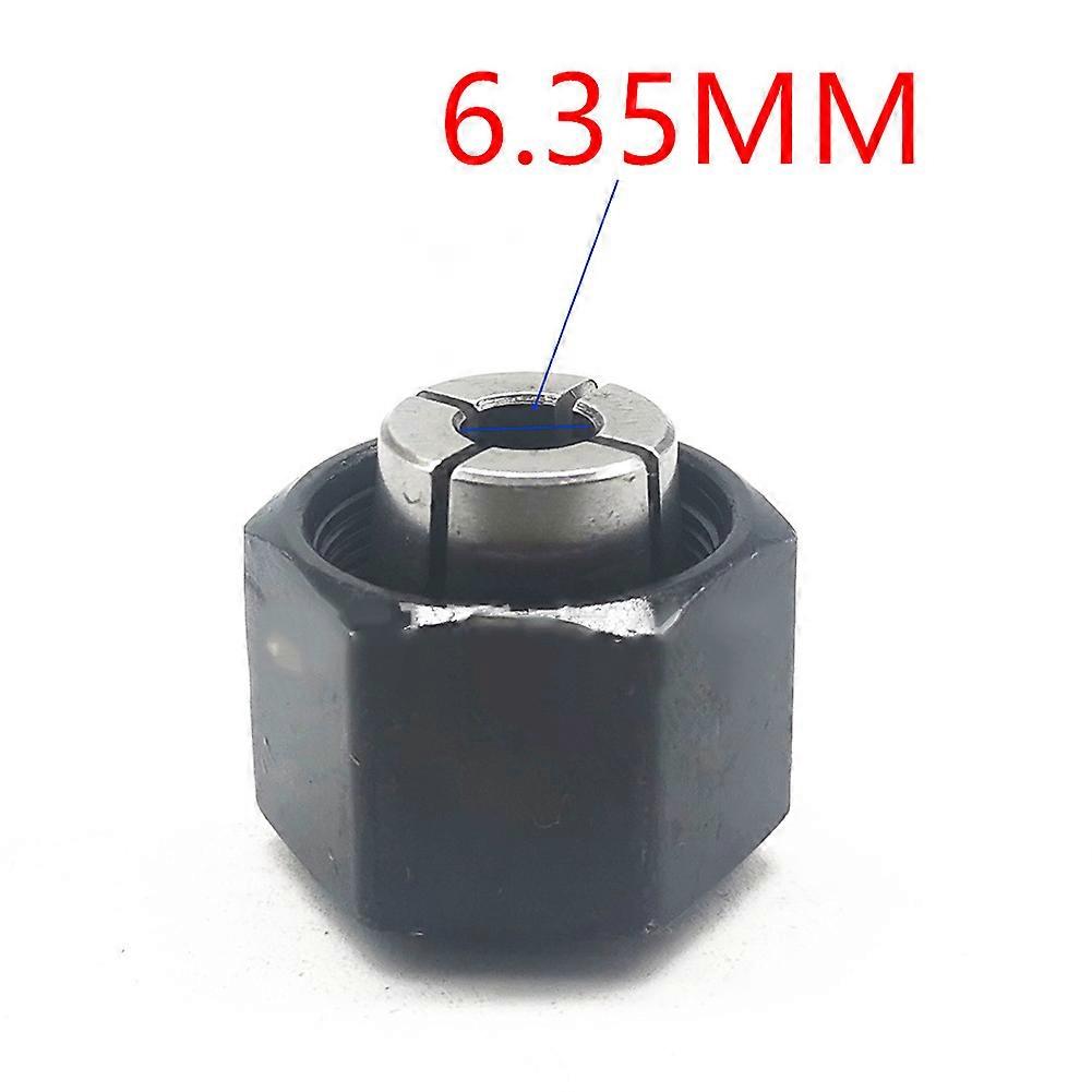 1PC 635MM Router Collet For DW6214 DW621 DW625 DW616 DW618 DW621K Router Steel Balck Router Collet Power Tools Parts