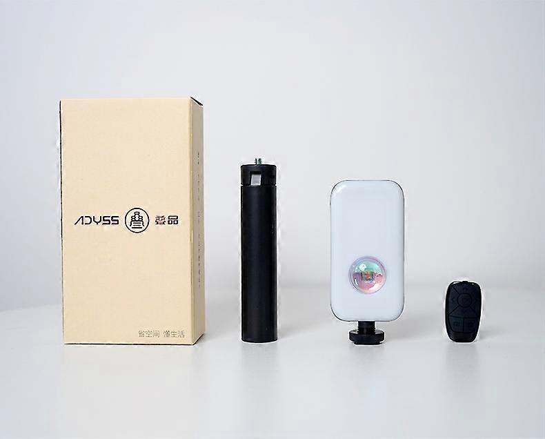 Lampu Saku Rgb dengan Lampu Kamera Led Klip Telepon dengan Tripod Mini untuk iPhone 14 13 12 Pro Max untuk Siaran Langsung Rias Wajah Selfie