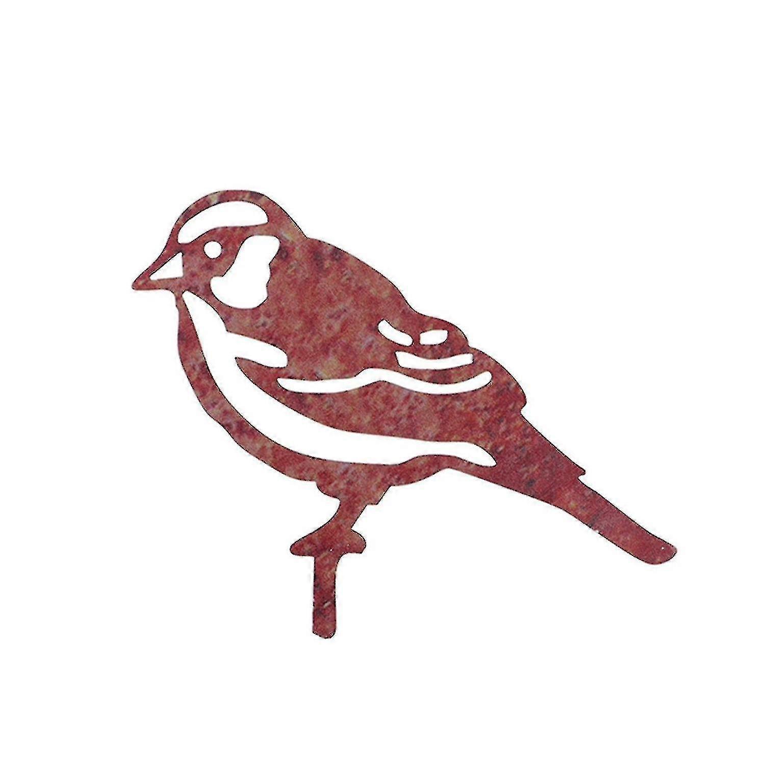 Cut Metal Winter Bird Garden Home Yard Outdoor Window Art Decor