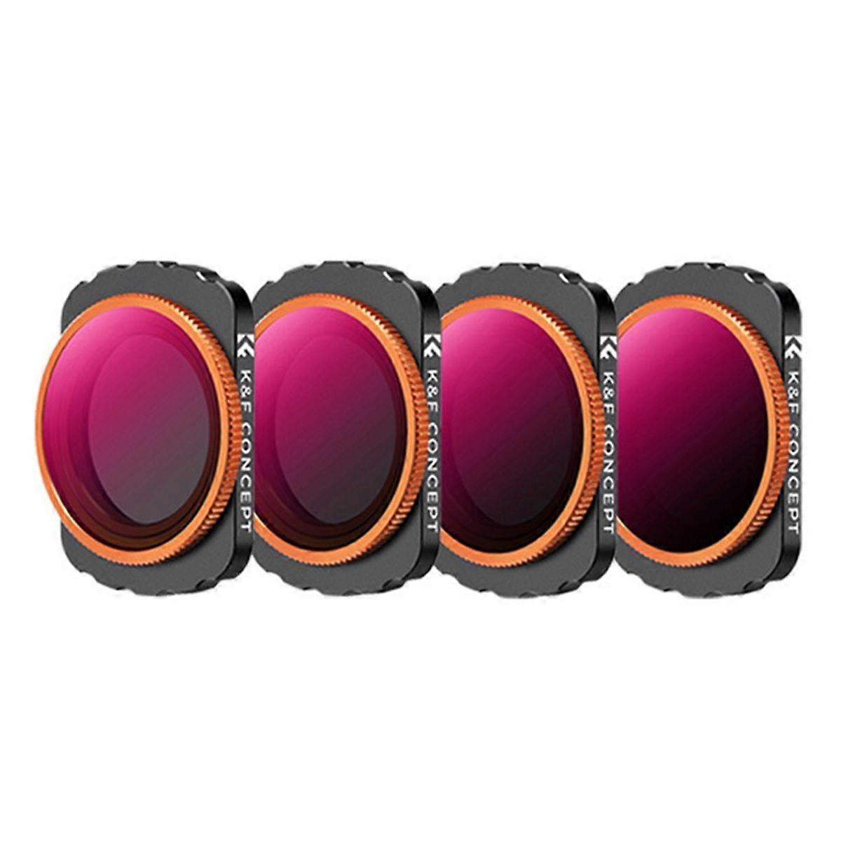 For Pocket 3 ND/PL Ilters Kit 2 in 1 Sports Camera Filter ND8 16 32 64 UV Lens Filters