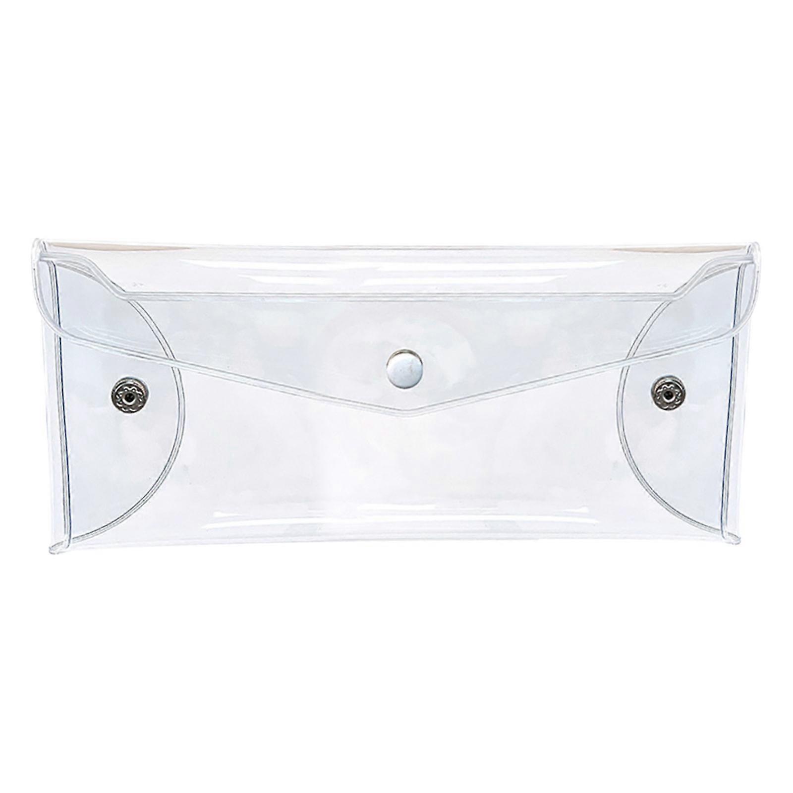 Sparkling Transparent Colored Pencil Case And Pen Portable Fashionable And Stylish Storage And Organization Flye246122