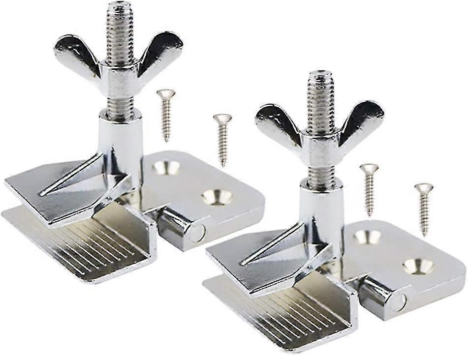 2 Pcs Of Silk Screen Printing Hinge Clamps For Screen Printing Frame Machine,for Fixing Screen Printing Mesh,screen Printing Diy Tool,4 Screws Include