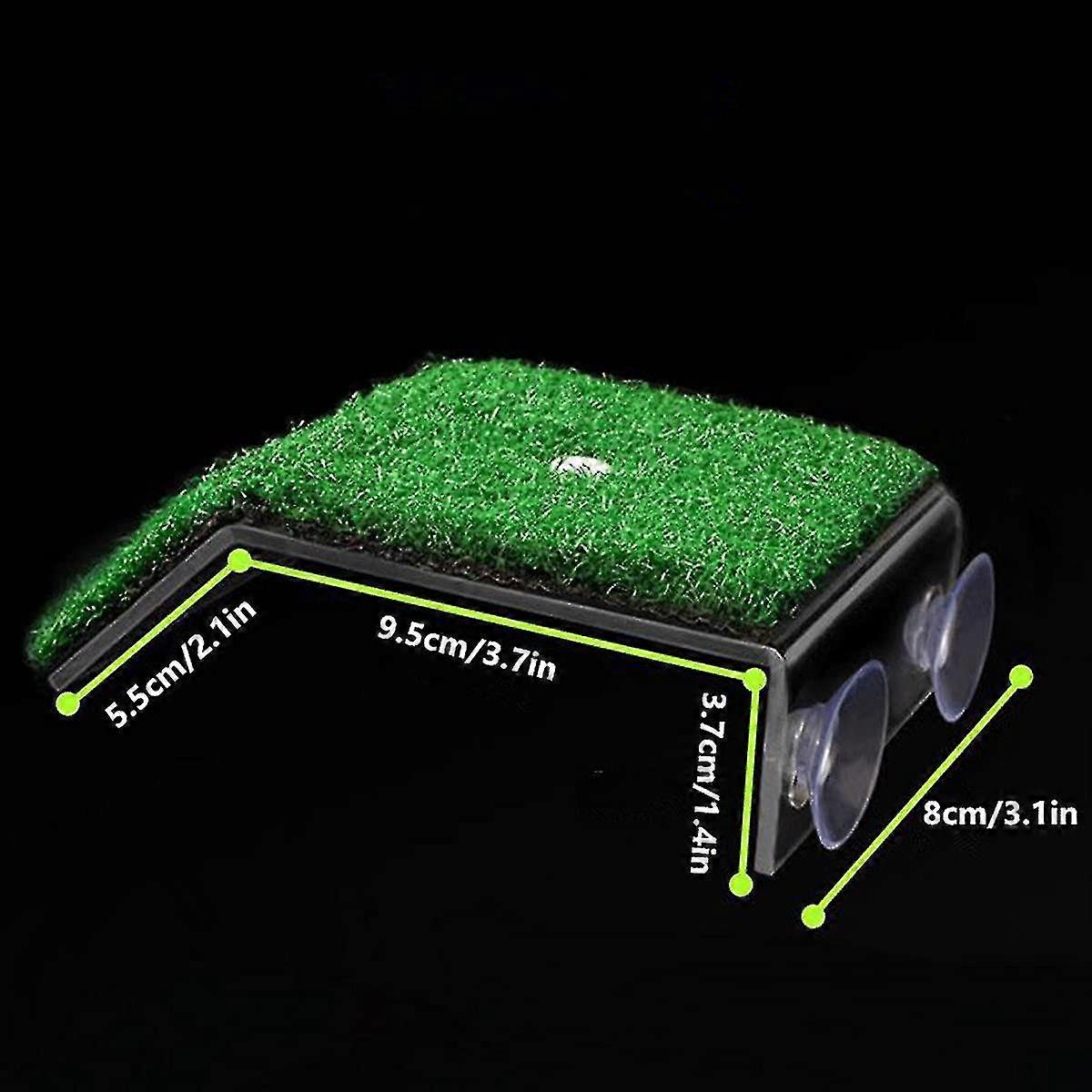 Turtle Basking Platform, Grass Turtle Ramp For Turtle Tank, Reptile S