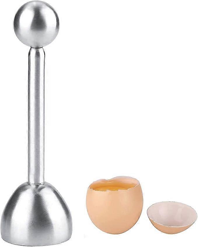 Egg Tool Egg Opener, Stainless Steel Egg Cutter Egg Topper Egg Cracker for Soft Hard Boiled Egg Creative