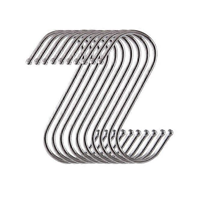 10pcs S Hooks for Hanging Plants S Hooks Stainless Steel S Hooks Heavy Duty, Durable S Shaped Hooks
