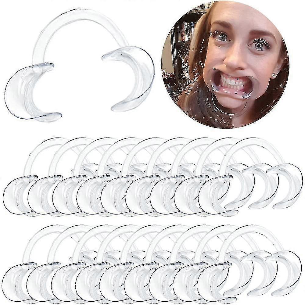 30 حزمة من مبعدة خد الأسنان ، مبعدات فتاحة فم احترافية قابلة للتعقيم ، خالية من مادة BPA بنسبة 100٪ ، لطبيب الأسنان ، تبييض الأسنان ، حفلة ، واقي الفم Chal