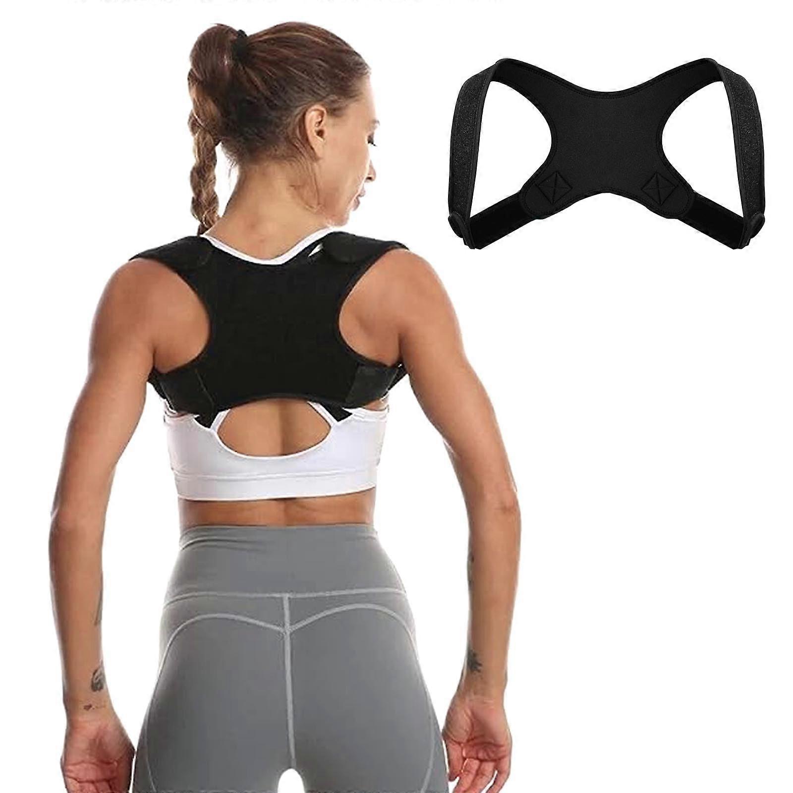 Adjustable Back Support Brace, Posture Correction, Back Support Bracket, Cervical Spine Corrector