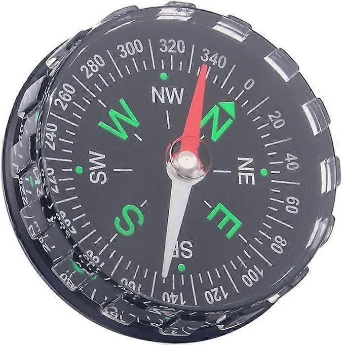 2pcs Survival Button Compass Mini Pocket Compass for Outdoor Hiking Camping