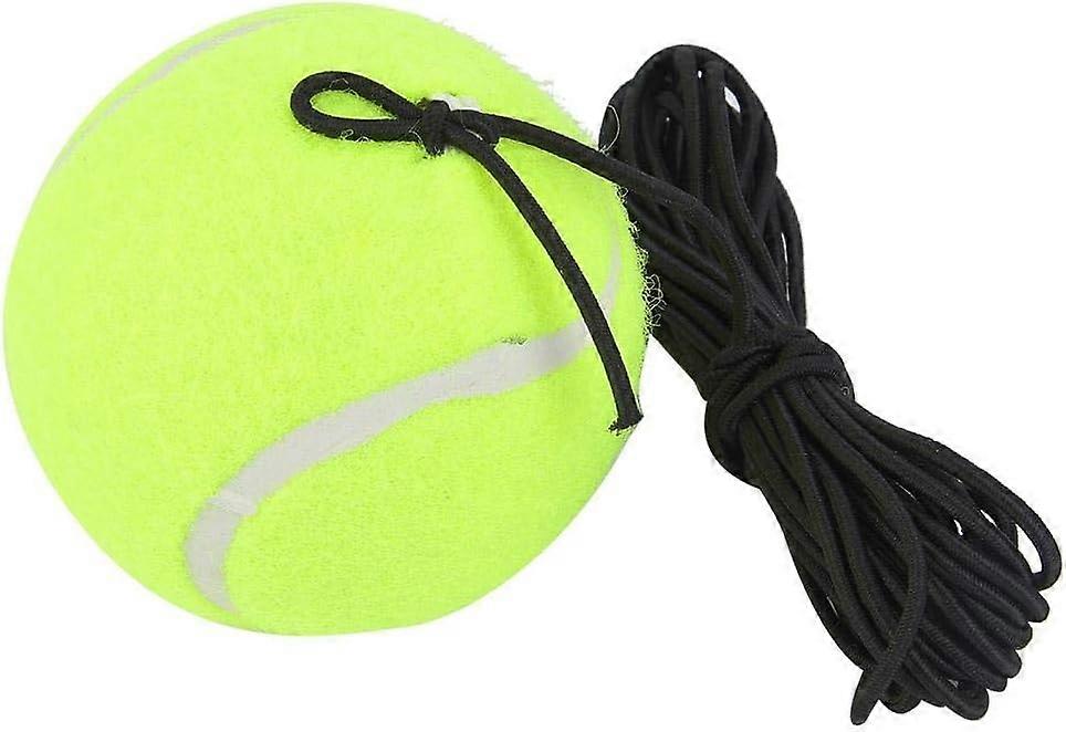 Tennisball an schnur + Tennis Ball Tennis Beginner Training Ball with 4M Elastic Rubber String for Practice