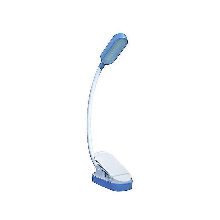 9 Led Reading Light, 3 Brightness Modes, Adjustable Lighting Angle, Usb Rechargeable, Portable And Flexible Clip