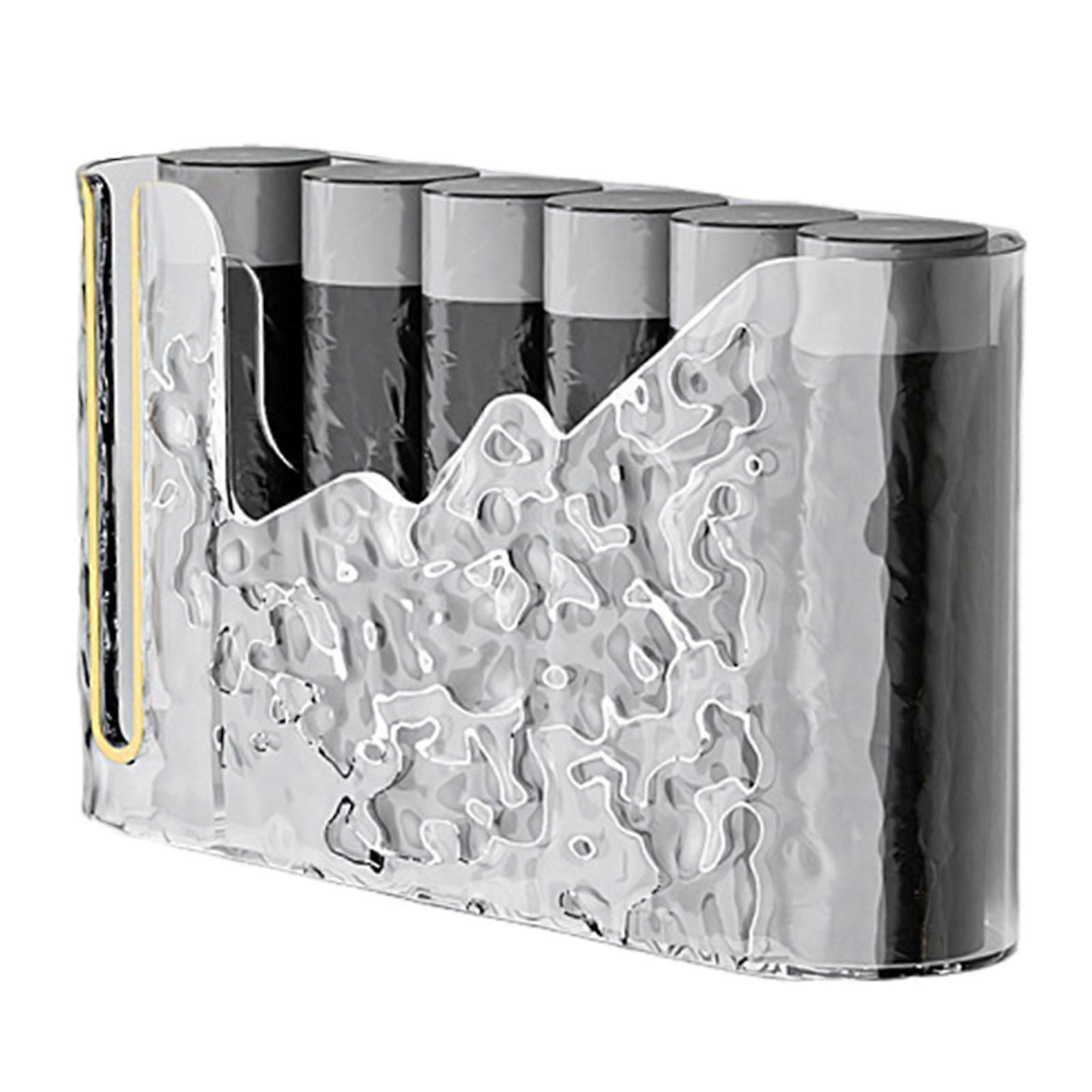 Clear Garbage Bag Storage Box Extra Length Height Wall Mounted Trash Bag Holder Easy Installation Garbage Bag Organizer